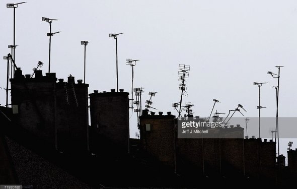 Digital TV Signals End Of Roof