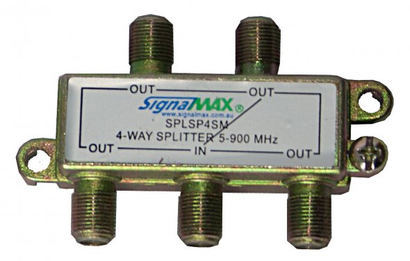 SignalMAX 4 Way Splitter