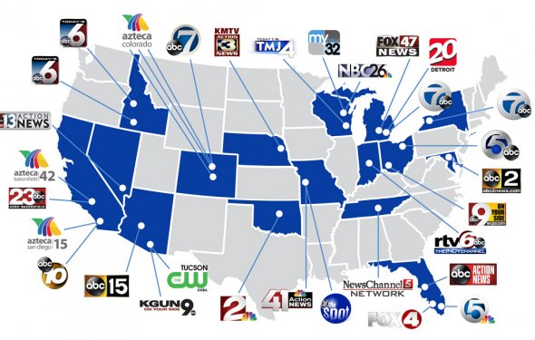 U.S. Map of Markets