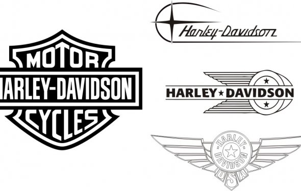 #6 Draw Harley Davidson Logo