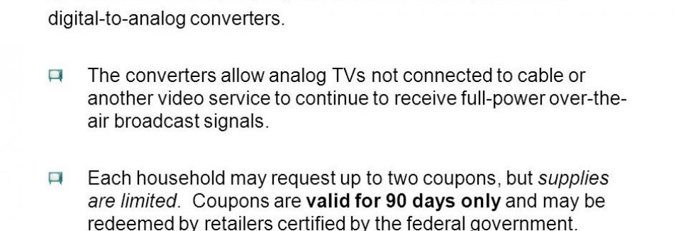 Analog converter box Coupon