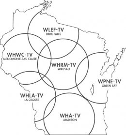 Wisconsin Public tv transmission coverage
